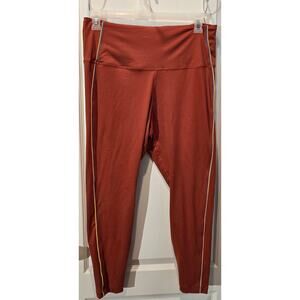 Nike Dri-fit Yoga Womens Firewood Orange HR Training Tights 2XL